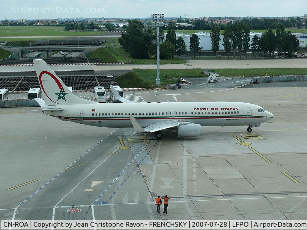 CN-ROA, 2004 Boeing 737-8B6 C/N 33059, RAM Royal Air Maroc