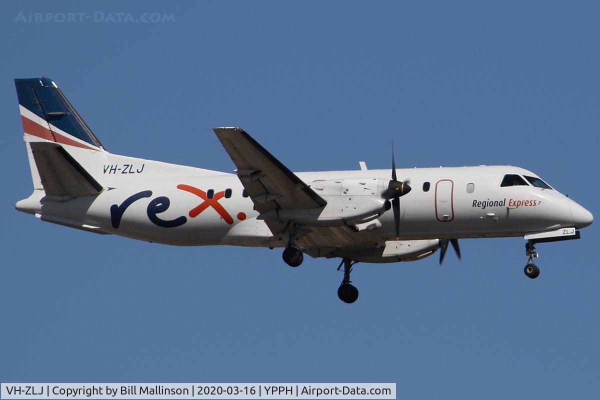 VH-ZLJ, 1995 Saab 340B+ C/N 340B-380, FOR 24