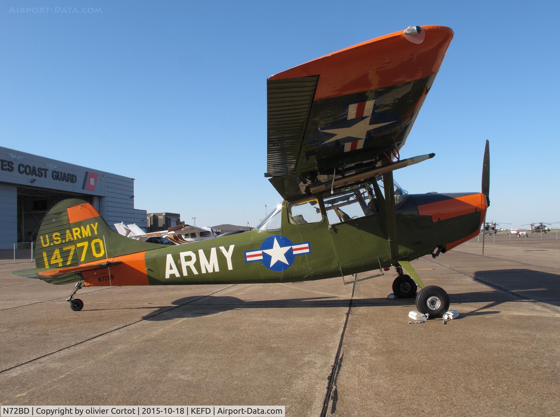 N72BD, 1972 Cessna 305A C/N 21655, profil view
