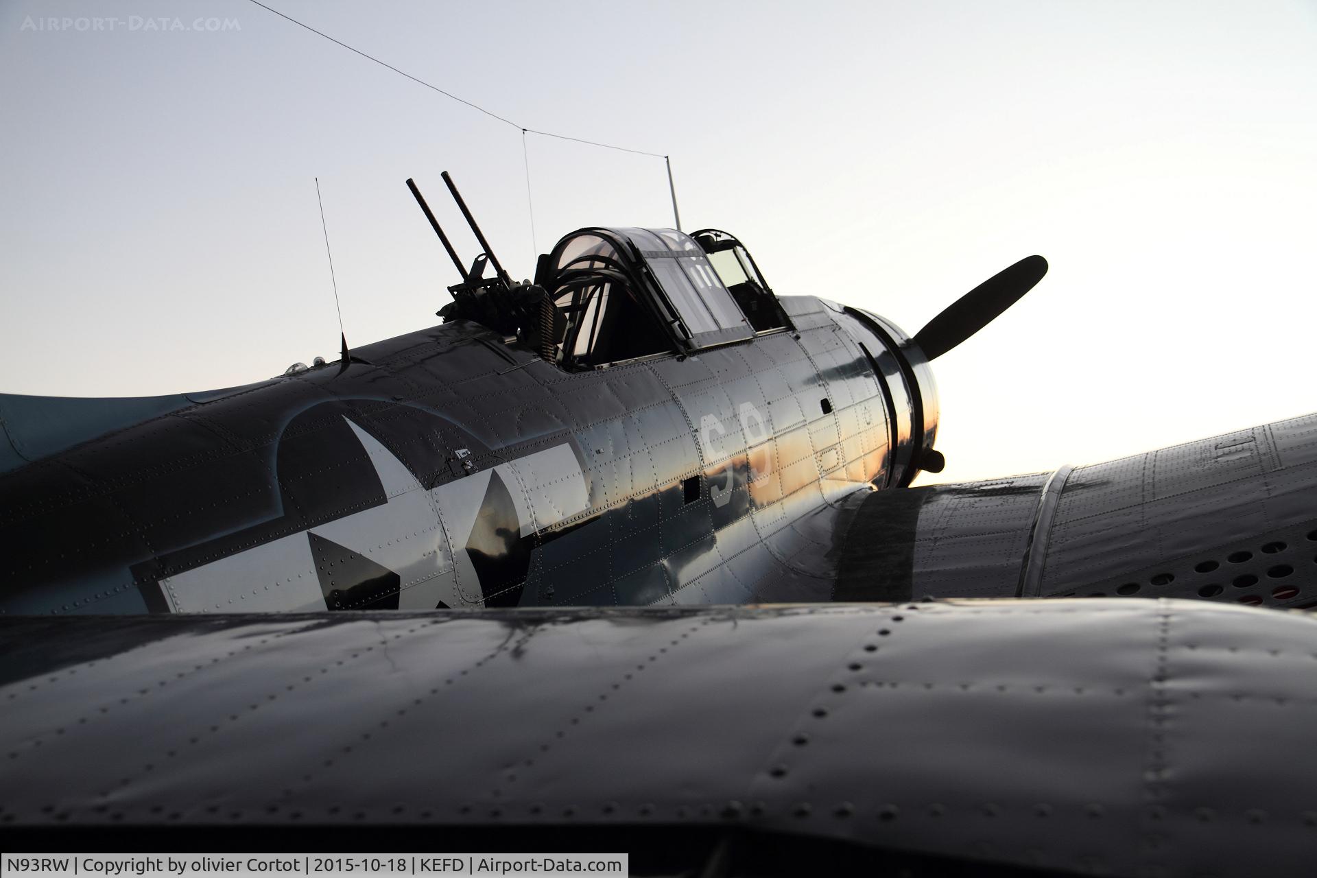 N93RW, 1942 Douglas A-24B C/N 42-54682, Houston in the morning