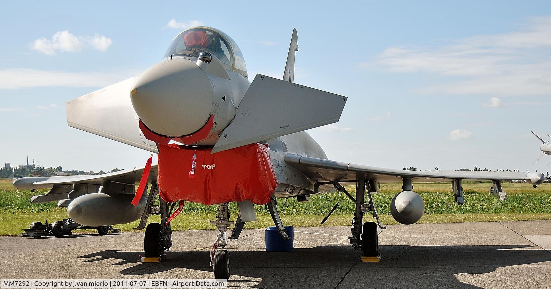 MM7292, Eurofighter EF-2000 Typhoon S C/N IS024, Koksijde, Belgium