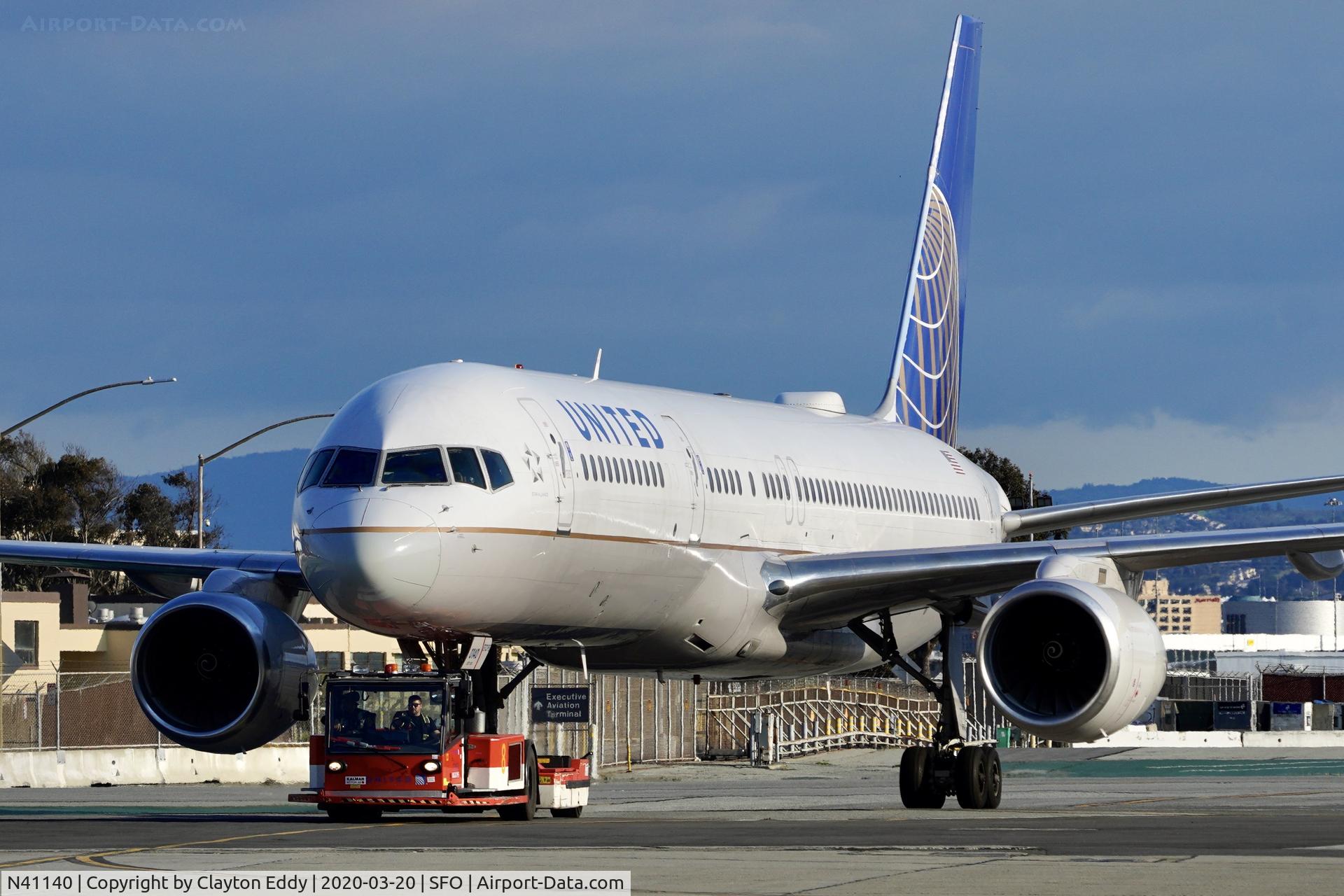 N41140, 2000 Boeing 757-224 C/N 30353, SFO 2020.
