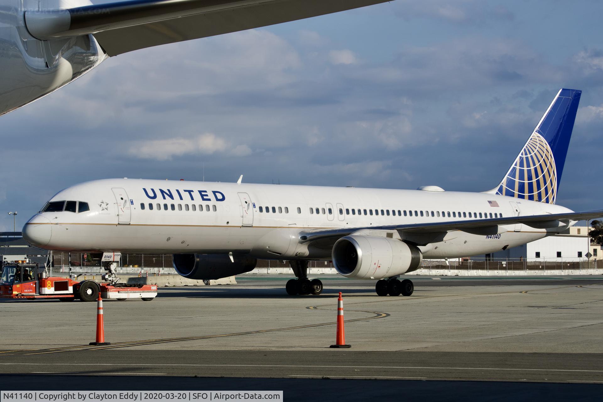 N41140, 2000 Boeing 757-224 C/N 30353, SFO 2020.