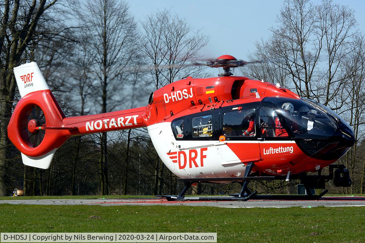 D-HDSJ, 2016 Airbus Helicopters EC-145T-2 (BK-117D-2) C/N 20104, Christoph 88 at Hamburg Altona Hospital