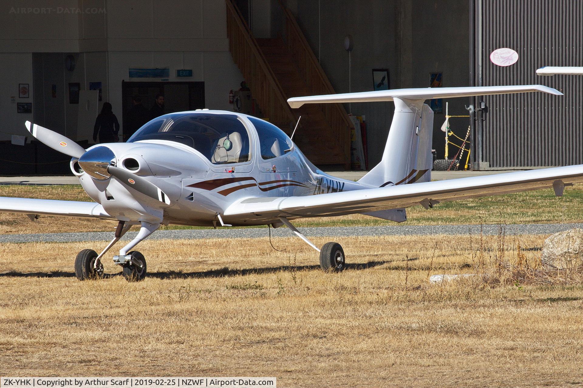 ZK-YHK, 2006 Diamond DA-40 Diamond Star C/N 40.636, ZK-YHK Classic Flights Ltd Wanaka Airport New Zealand February 2019