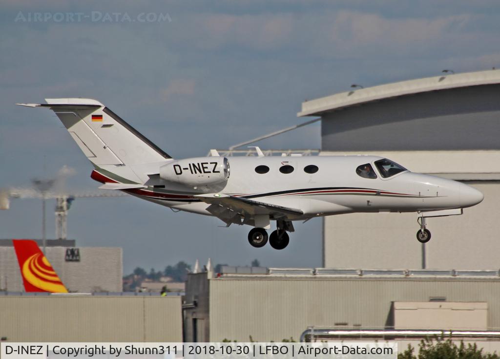 D-INEZ, 2007 Cessna 510 Citation Mustang Citation Mustang C/N 510-0019, Landing rwy 14R