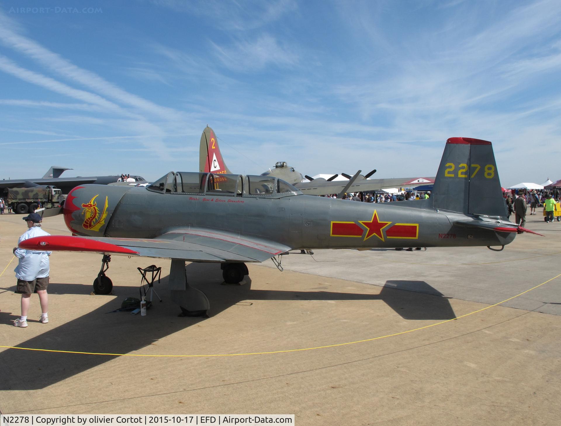 N2278, 1973 Nanchang CJ-6A C/N 2851274, Wings over Houston 2015