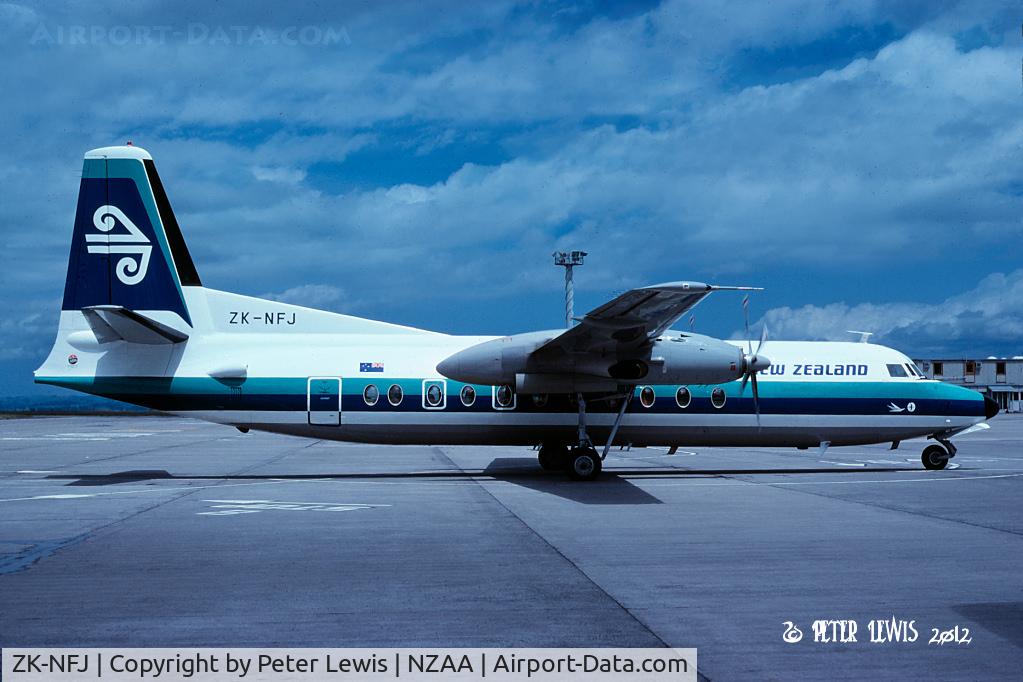 ZK-NFJ, 1981 Fokker F.27-500F Friendship C/N 10618, Air New Zealand Ltd., Auckland 1981