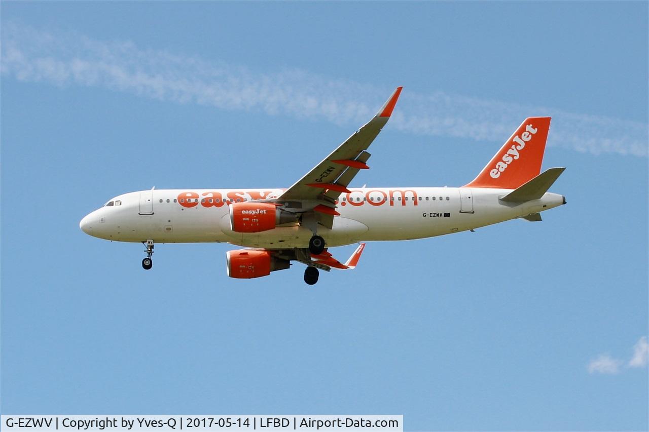 G-EZWV, 2014 Airbus A320-214 C/N 6177, Airbus A320-214, On final rwy 23, Bordeaux-Mérignac airport (LFBD-BOD)