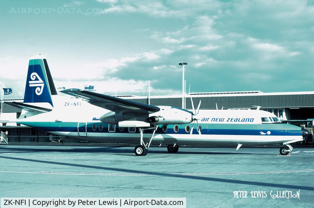 ZK-NFI, 1981 Fokker F.27-500F Friendship C/N 10614, Air New Zealand Ltd., Auckland
