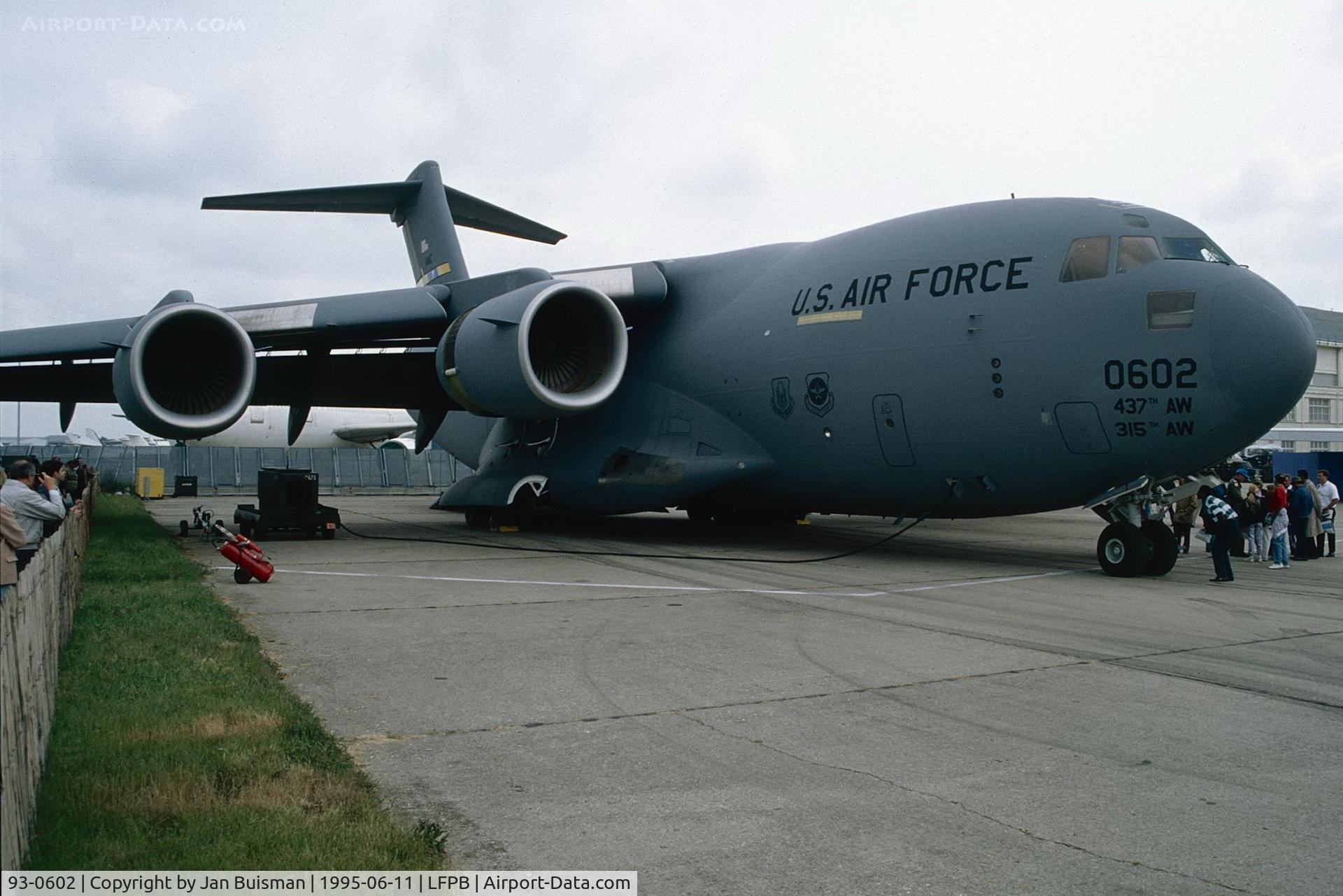 93-0602, 1993 McDonnell Douglas C-17A Globemaster III C/N 50022, USAF