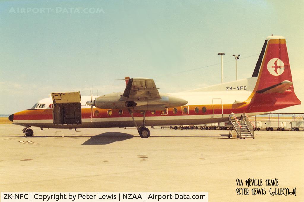 ZK-NFC, 1971 Fokker F-27-500 Friendship C/N 10456, NZ National Airways Corp., Wellington - 1978