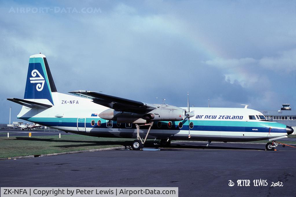 ZK-NFA, 1977 Fokker F.27-500F Friendship C/N 10551, Air New Zealand Ltd., Auckland - 1983