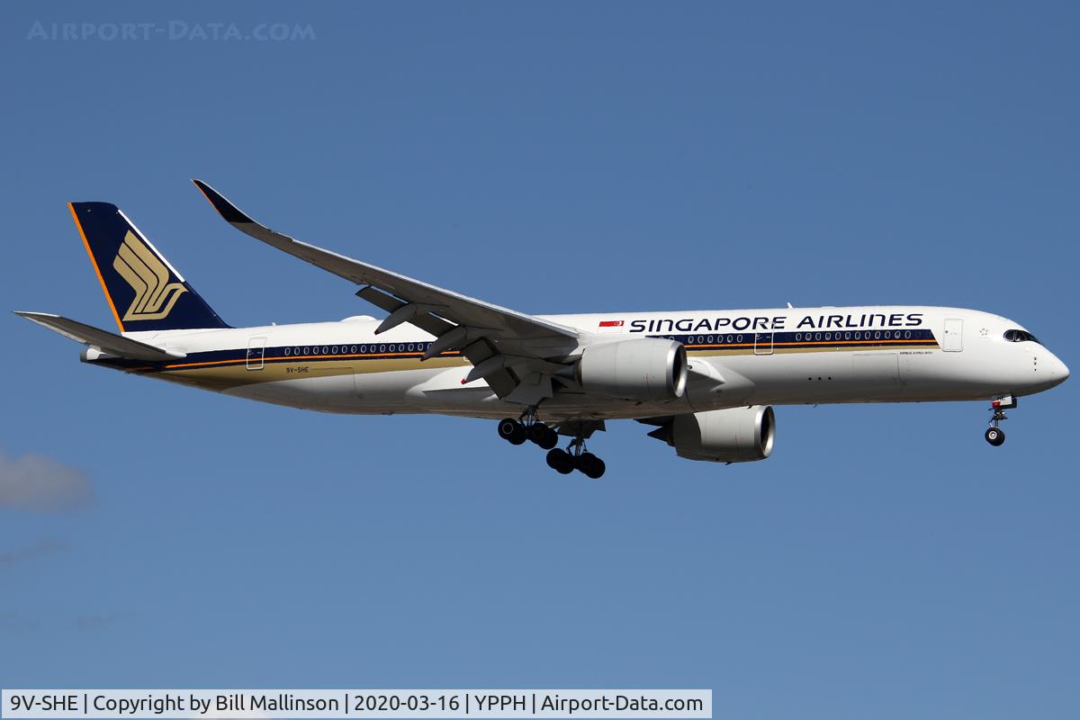 9V-SHE, 2019 Airbus A350-941 C/N 294, from SIN