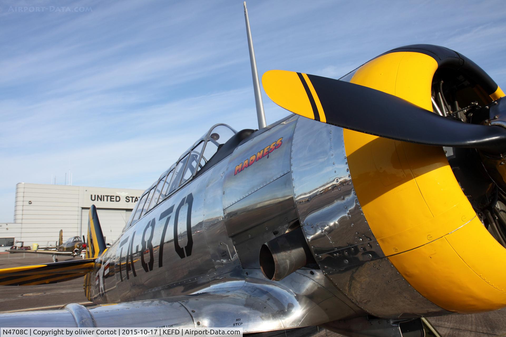 N4708C, 1941 North American AT-6F Texan C/N F48-1870, nice specimen