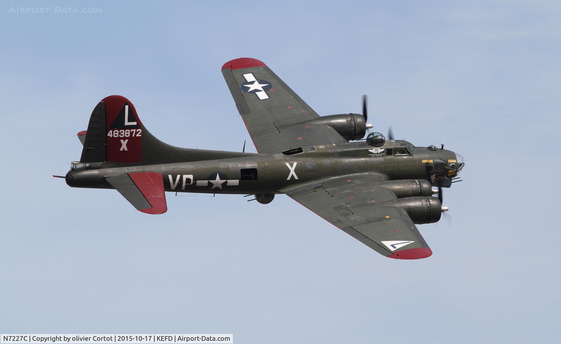 N7227C, 1944 Boeing B-17G Fortress C/N 32513, Wings over Houston 2015