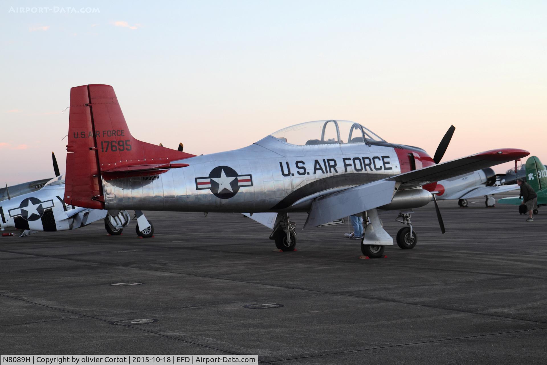 N8089H, 1951 North American T-28A Trojan C/N 174-548, Wings over Houston airshow