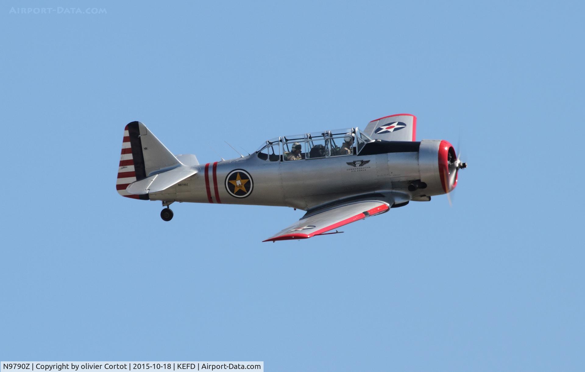 N9790Z, North American/victoria Mnt Lt AT-6A C/N 3048, Wings over Houston 2015