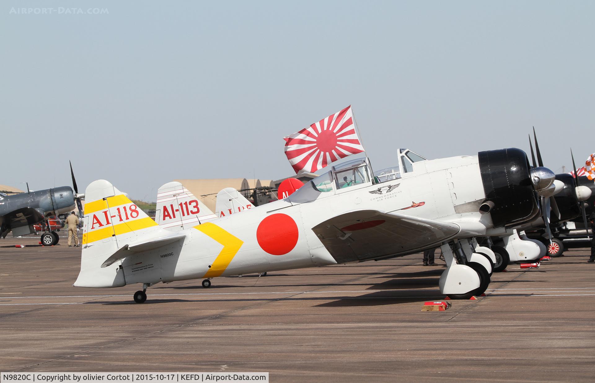 N9820C, 1945 North American SNJ-6 Texan C/N 121-43036, Wings over Houston 2015