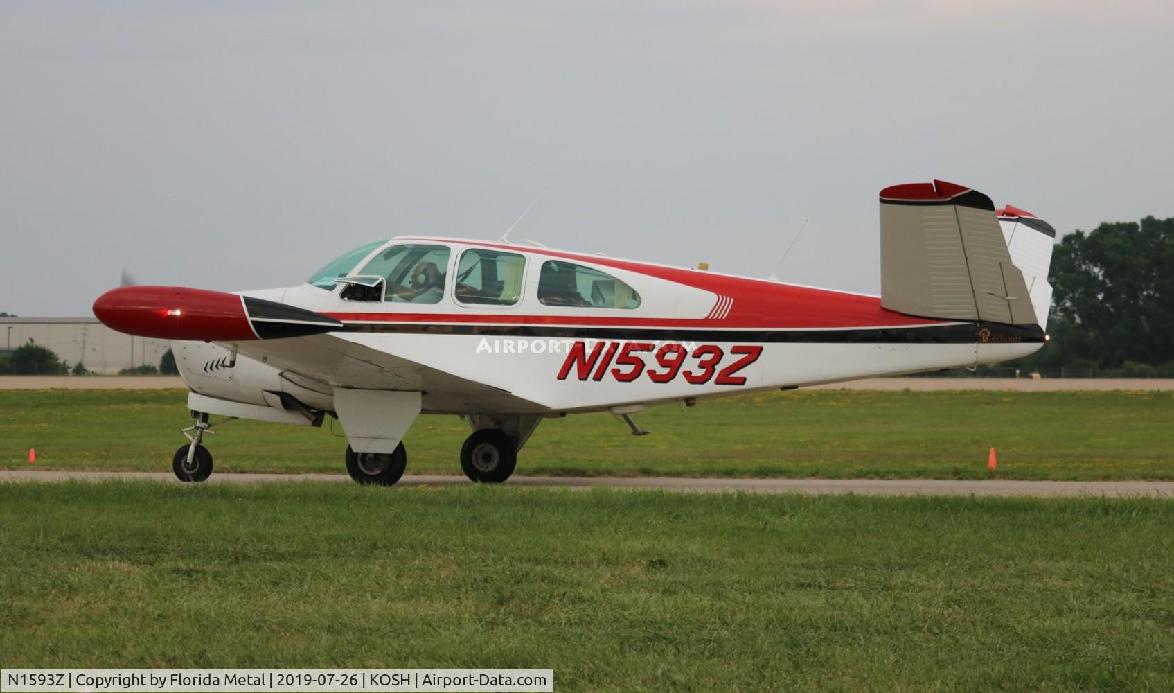 N1593Z, 1961 Beech P35 Bonanza C/N D-6885, Bonanza 35