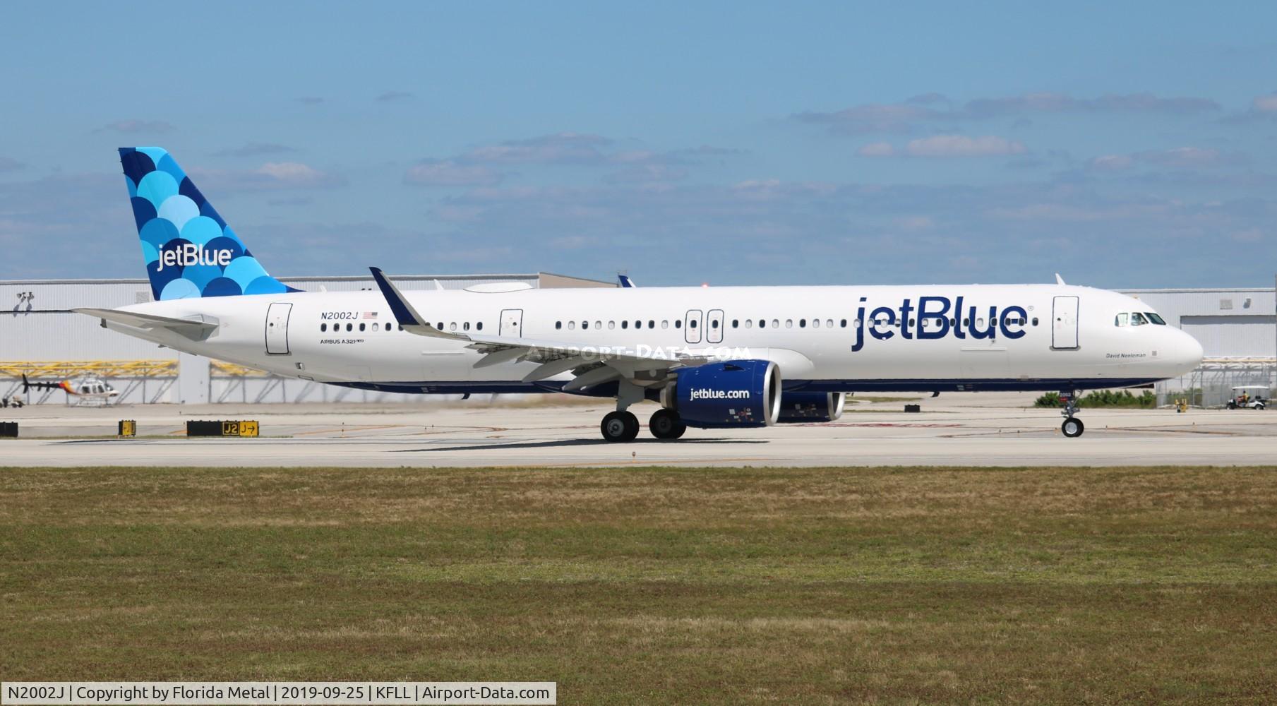 N2002J, 2019 Airbus A321-271NX C/N 8823, JetBlue