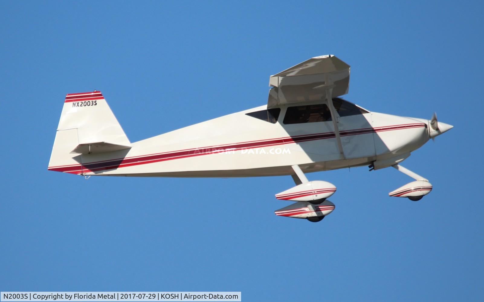 N2003S, 2002 Wittman W-8 Tailwind C/N 1140, Wittman Tailwind