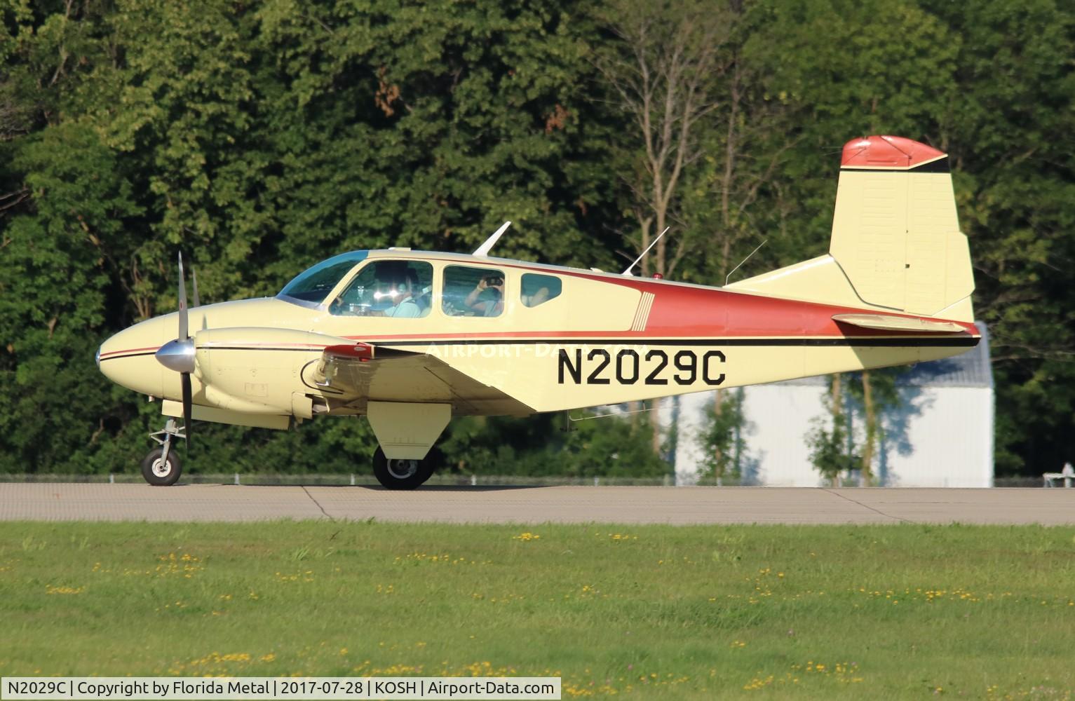 N2029C, 1959 Beech 95 Travel Air C/N TD-197, Travel Air
