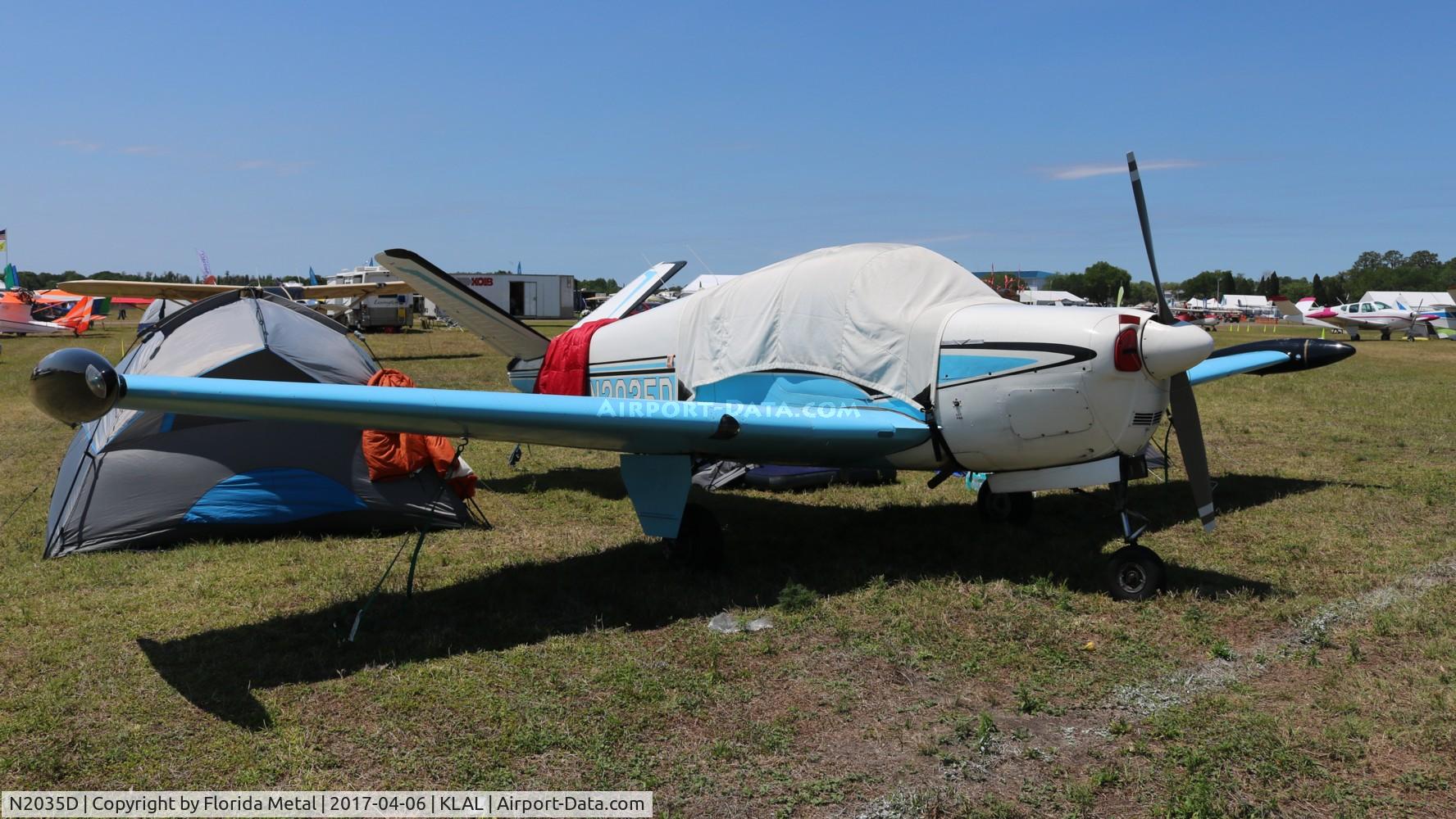 N2035D, 1952 Beech C35 Bonanza C/N D-3386, Bonanza 35