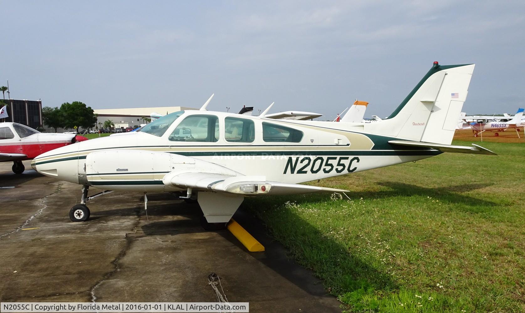 N2055C, 1978 Beech 95-B55 (T42A) Baron C/N TC-2187, Baron 55
