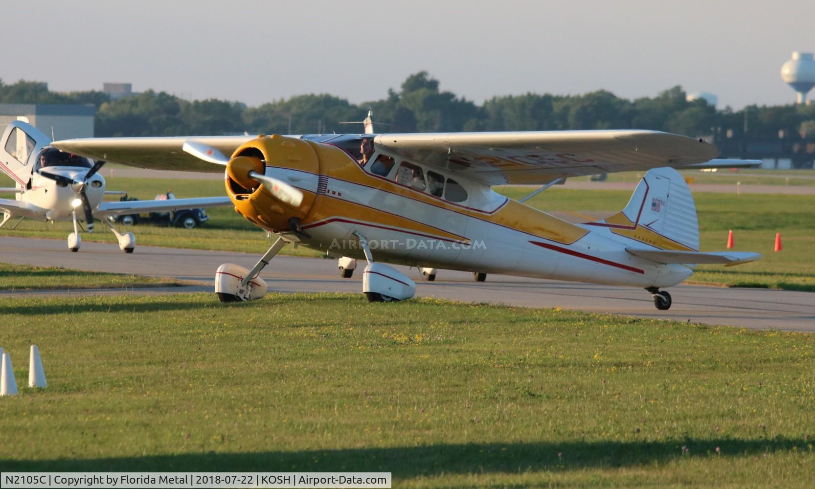 N2105C, 1953 Cessna 195B Businessliner C/N 16090, Cessna 195B