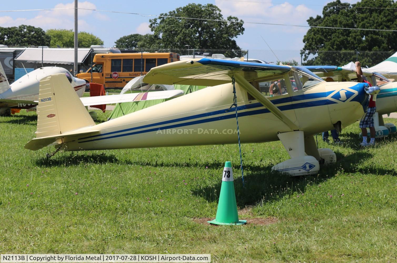 N2113B, 1948 Luscombe 8A C/N 6540, Luscombe 8A
