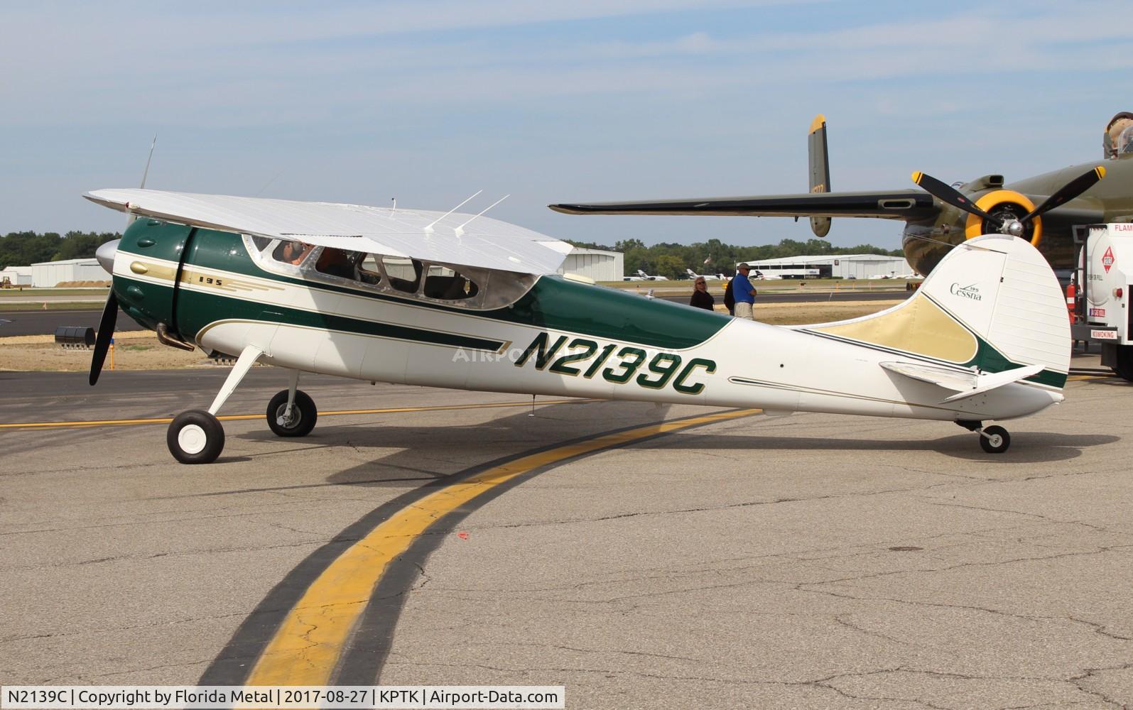 N2139C, 1953 Cessna 195B Businessliner C/N 16124, Cessna 195B