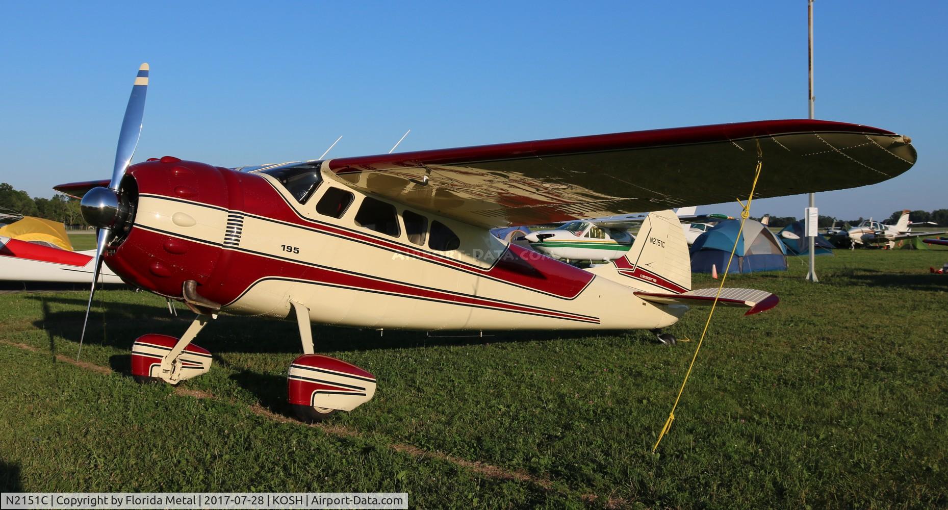 N2151C, 1954 Cessna 195B Businessliner C/N 16136, Cessna 195B