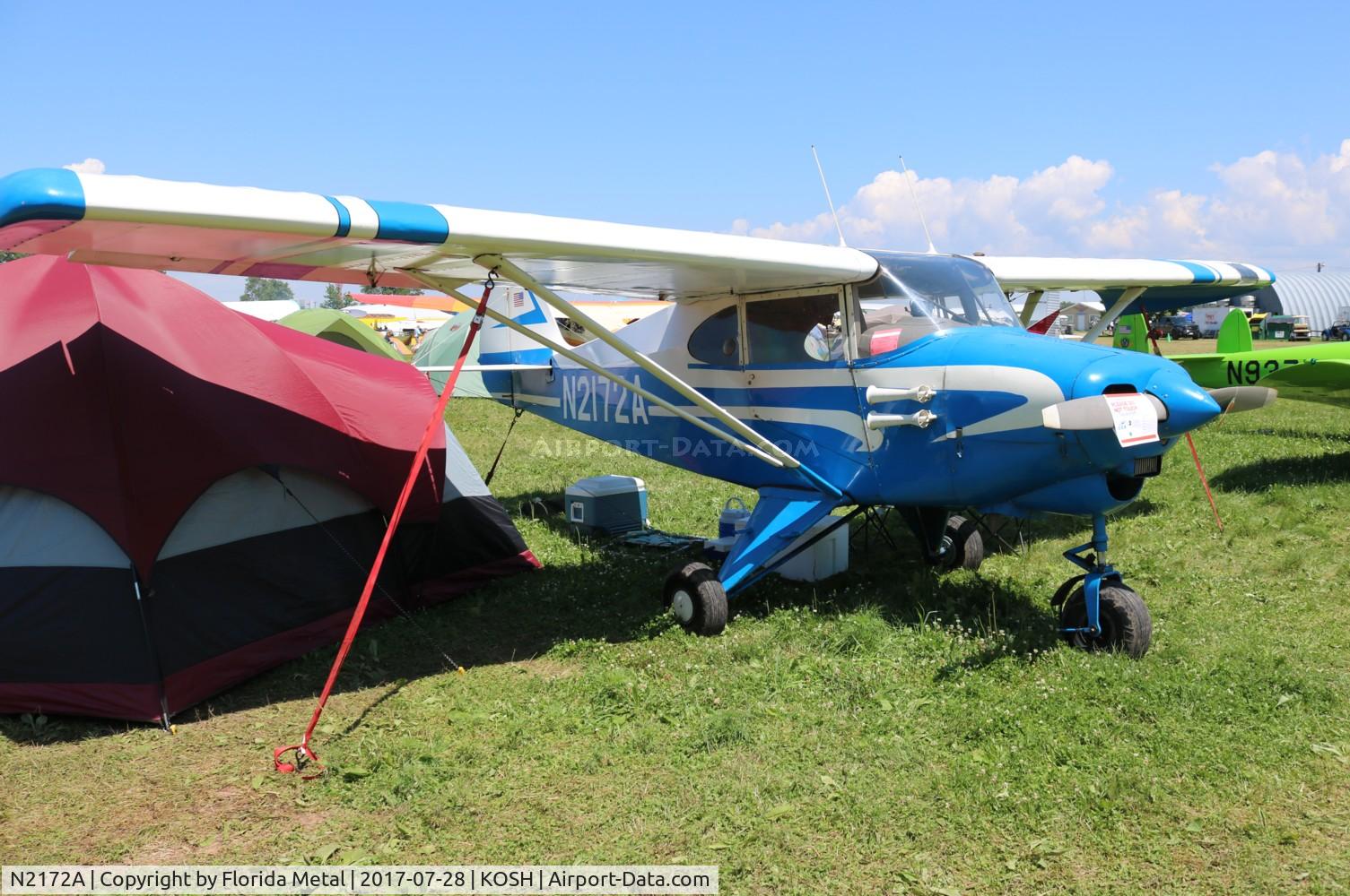 N2172A, 1952 Piper PA-22 Tri-Pacer C/N 22-589, PA-22