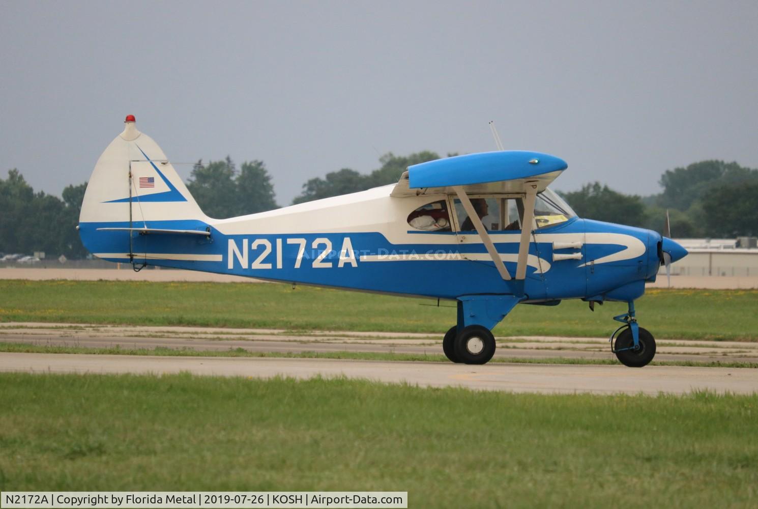 N2172A, 1952 Piper PA-22 Tri-Pacer C/N 22-589, PA-22