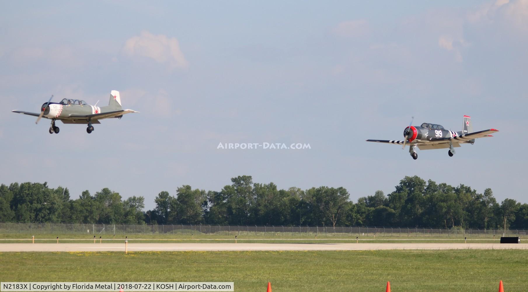 N2183X, Nanchang CJ-6 C/N 2951230, Nanchang CJ-6