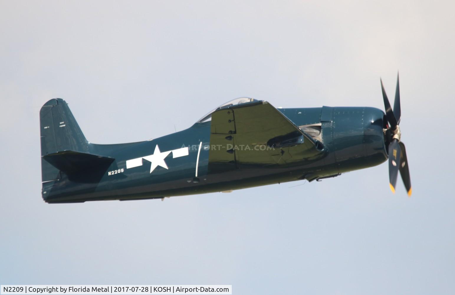 N2209, 1945 Grumman F8F-1B Bearcat C/N 122095, Bearcat