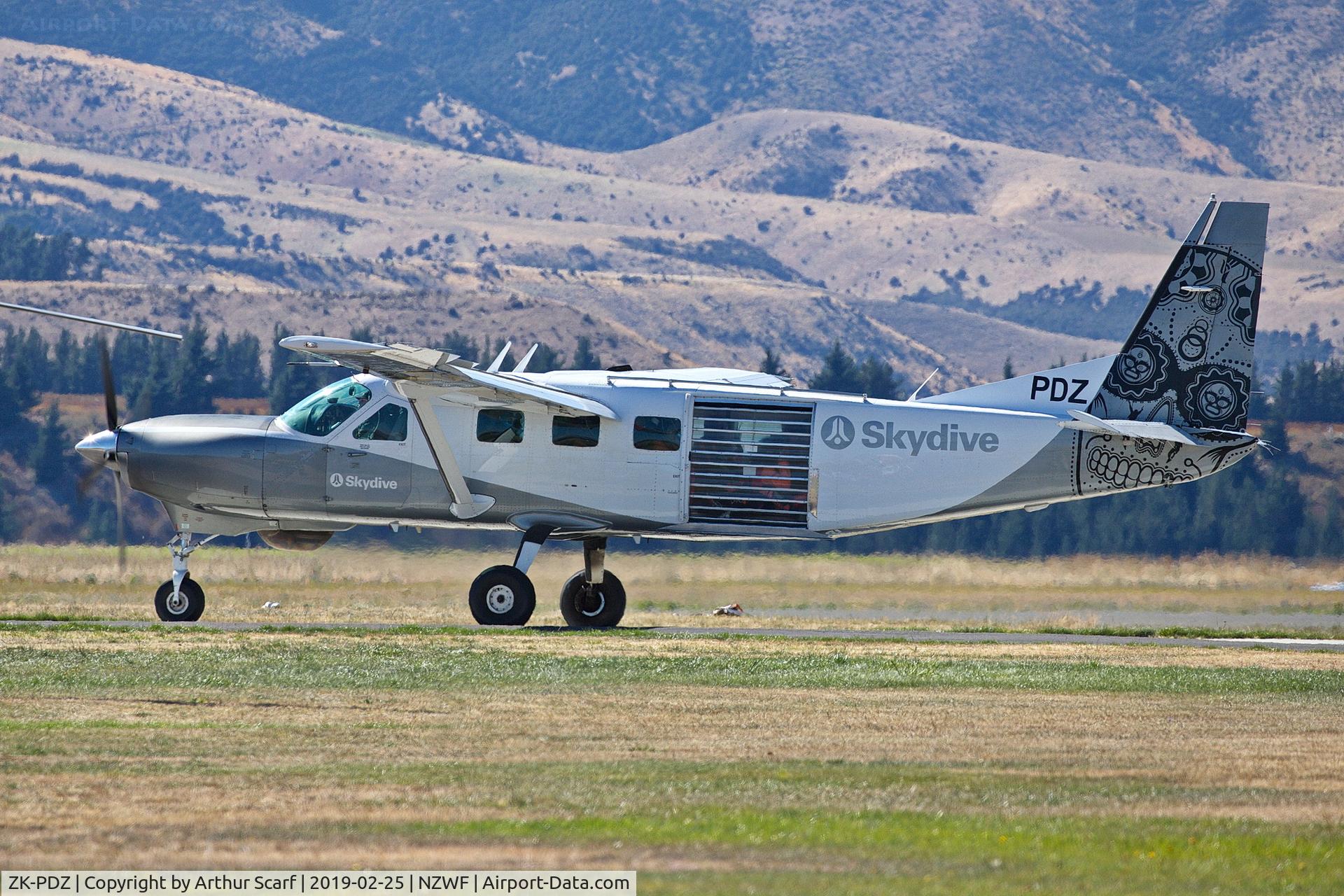 ZK-PDZ, 1991 Cessna 208B Super Cargomaster C/N 208B0250, ZK-PDZ Wanaka Aitport New Zealand February 2019