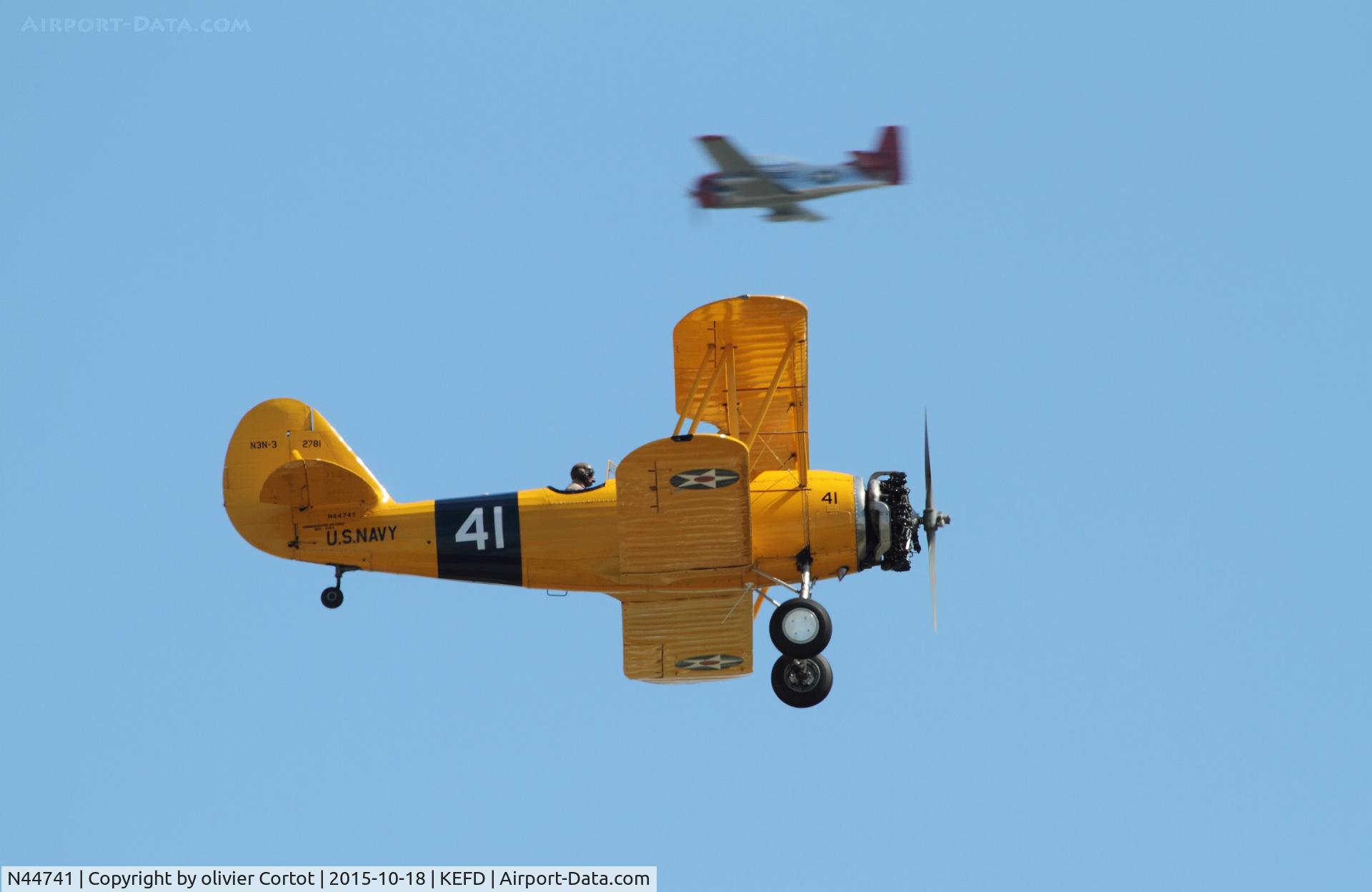 N44741, 1942 Naval Aircraft Factory N3N-3 C/N 2781, Wings over Houston 2015