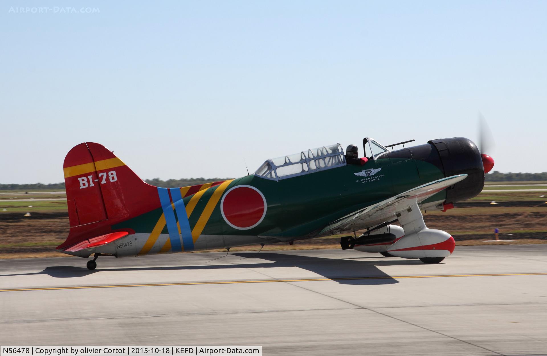 N56478, 1941 Consolidated Vultee BT-13A C/N 7356, Houston 2015