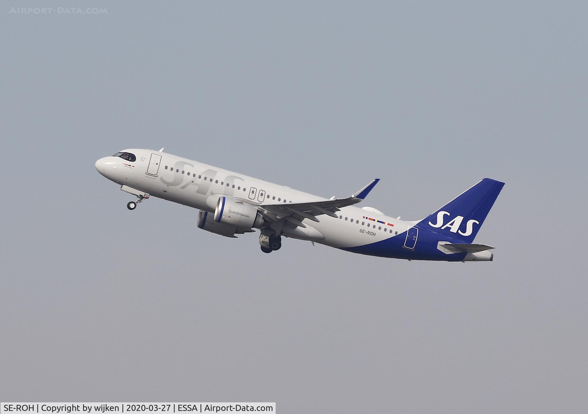 SE-ROH, 2020 Airbus A320-251N C/N 9173, RWY 19R