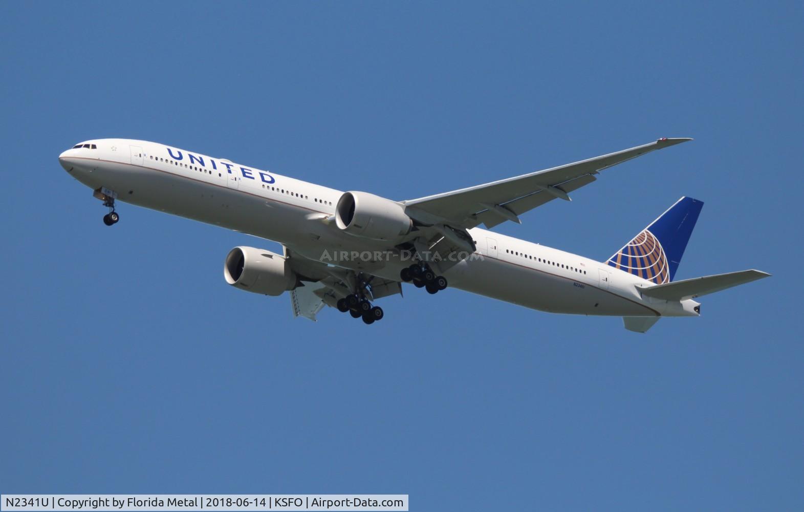 N2341U, 2017 Boeing 777-300/ER C/N 63721 / 1493, United