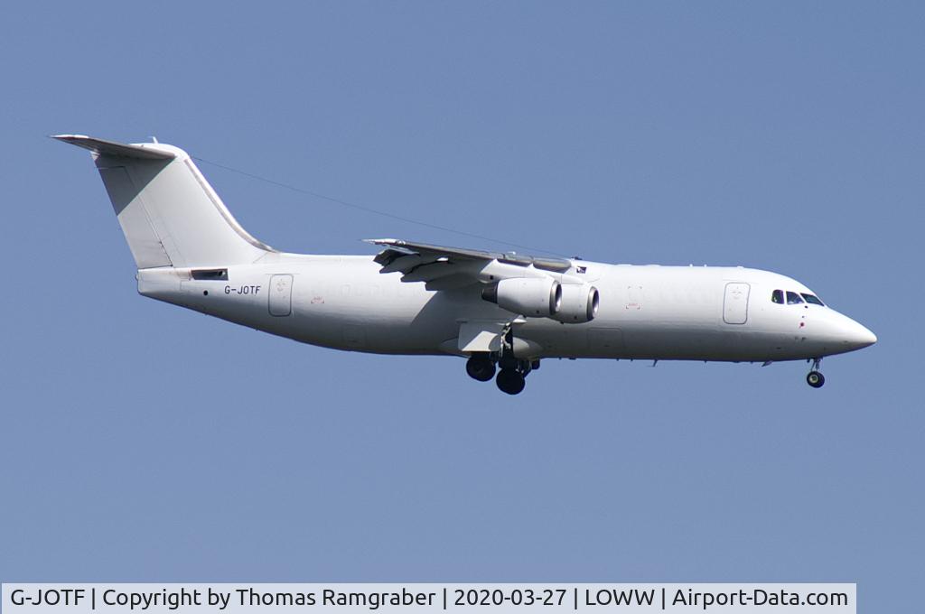 G-JOTF, 1990 British Aerospace BAe-146-300QT Quiet Trader C/N E3186, JOTA Aviation BAe 146-300QT
