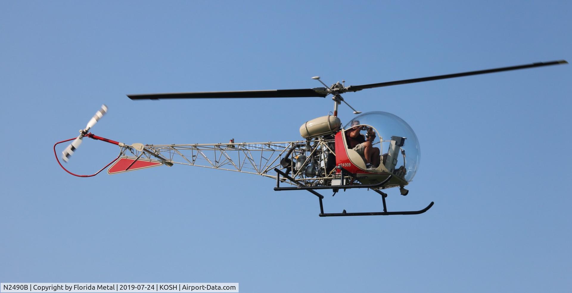 N2490B, 1956 Bell 47G-2 C/N 1516, Bell 47