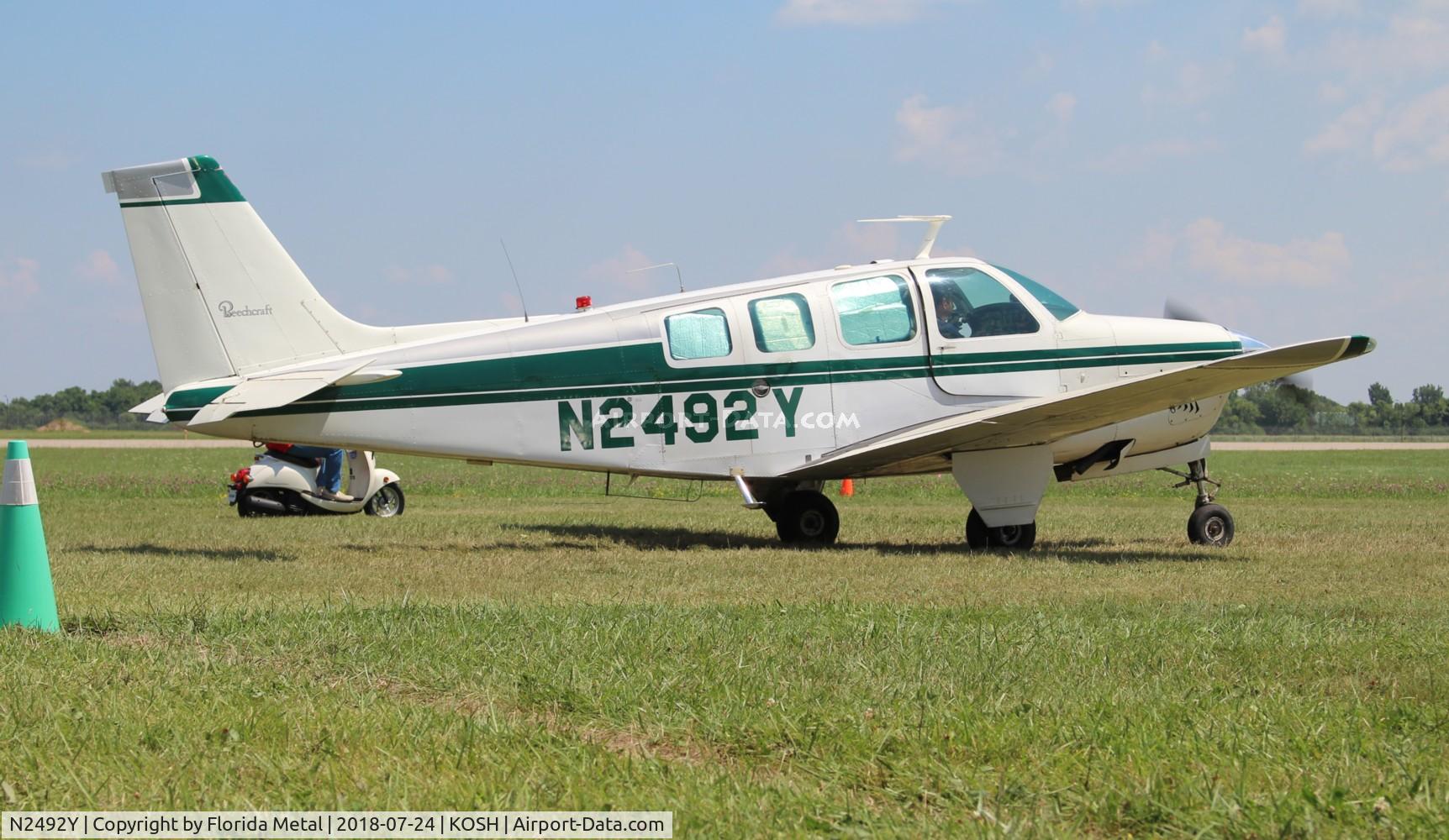N2492Y, 1968 Beech 36 Bonanza C/N E-74, Beech 36