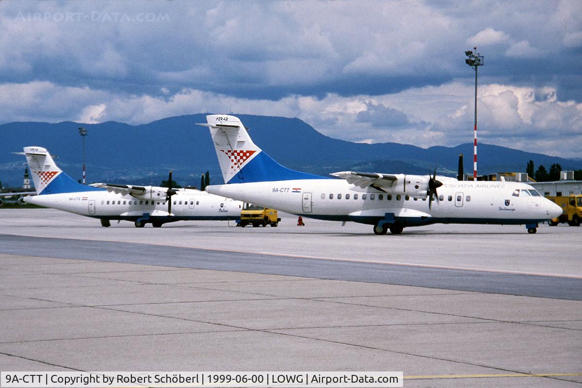 9A-CTT, 1992 ATR 42-312QC C/N 317, 9A-CTT @ LOWG