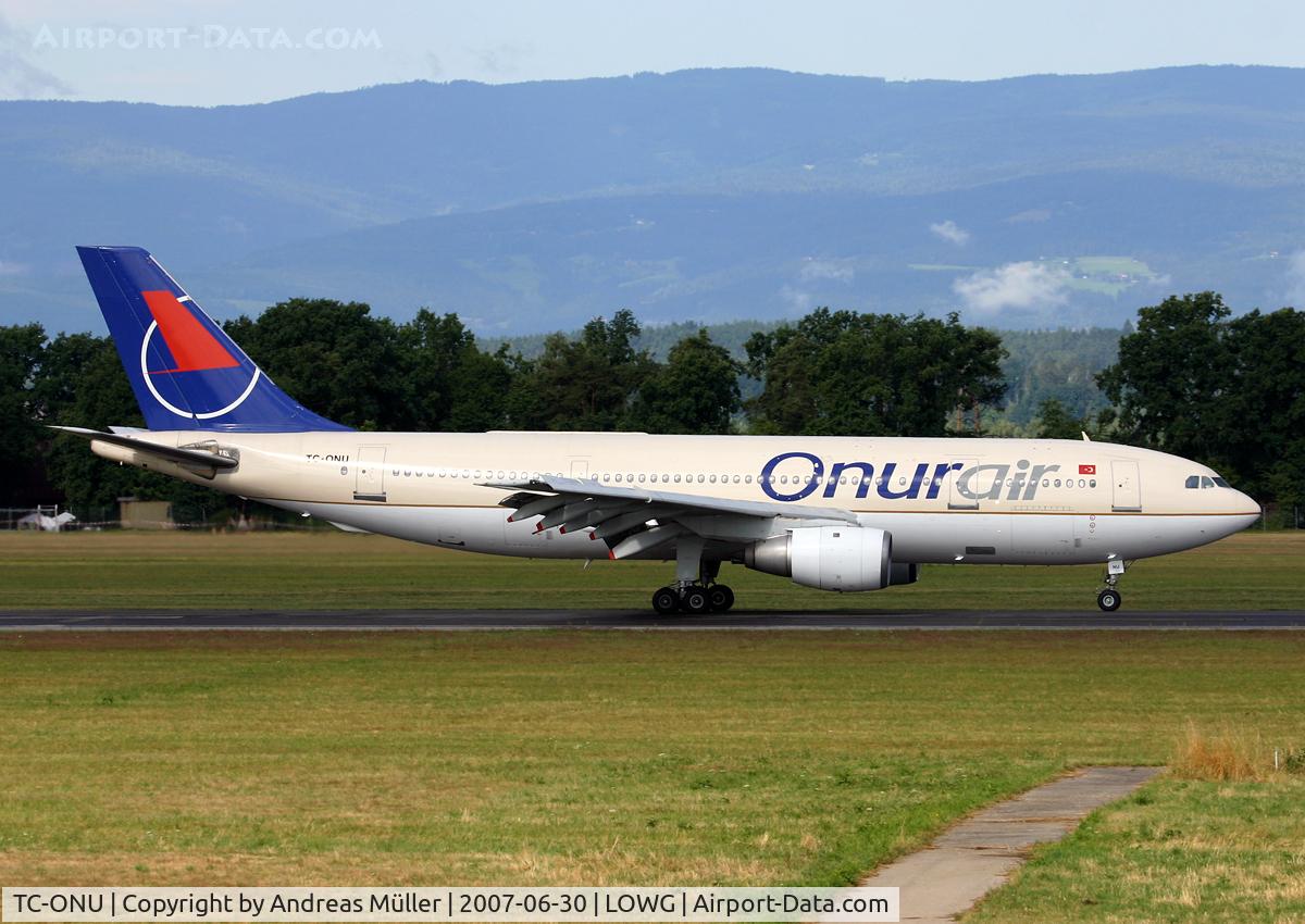 TC-ONU, 1982 Airbus A300B4-203 C/N 192, Charter to Antalya.