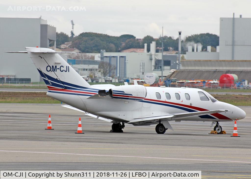 OM-CJI, 2004 Cessna 525 CitationJet CJ1 C/N 525-0526, Parked at the General Aviation area...