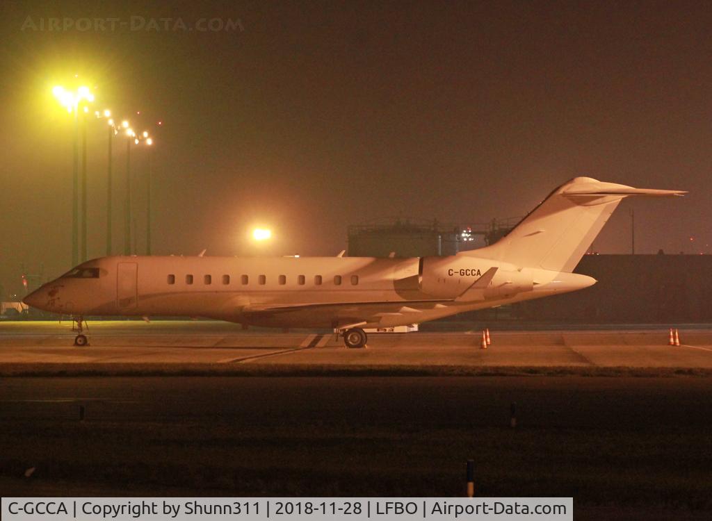 C-GCCA, 2011 Bombardier BD-700-1A11 Global 5000 C/N 9461, Parked at the General Aviation area...