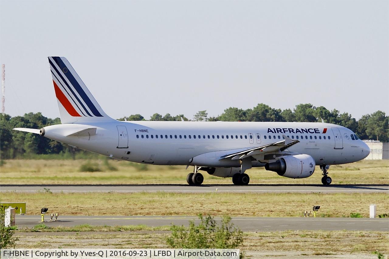 F-HBNE, 2011 Airbus A320-214 C/N 4664, Airbus A320-214, Take off run rwy 05, Bordeaux Mérignac airport (LFBD-BOD)